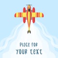 Planes with text.